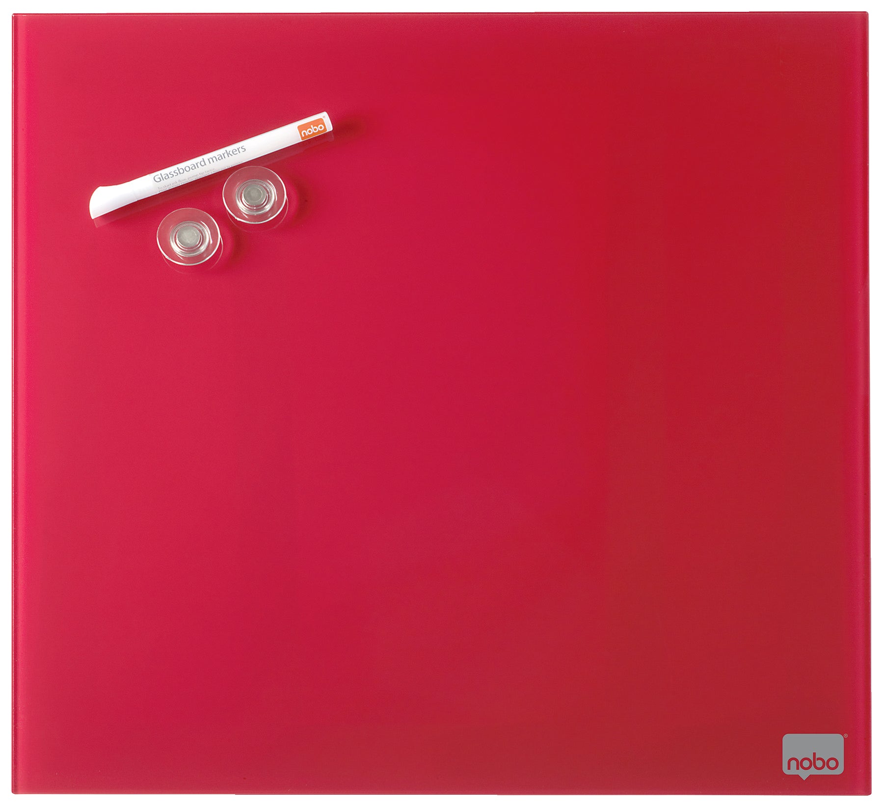 TABLA MAGNETICA STICLA 45*45 CM ROSIE+ACCESORII DIAMOND NOBO TABLA MAGNETICA STICLA 45*45 CM ROSIE+ACCESORII DIAMOND NOBO
